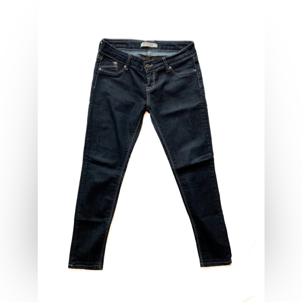 Desperado Couture Dark Wash Denim Skinny Low Rise Jeans Size 30 x 32 Mod…